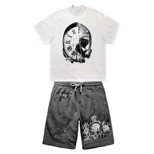 "Nothing's Forever" Set - White & Grey
